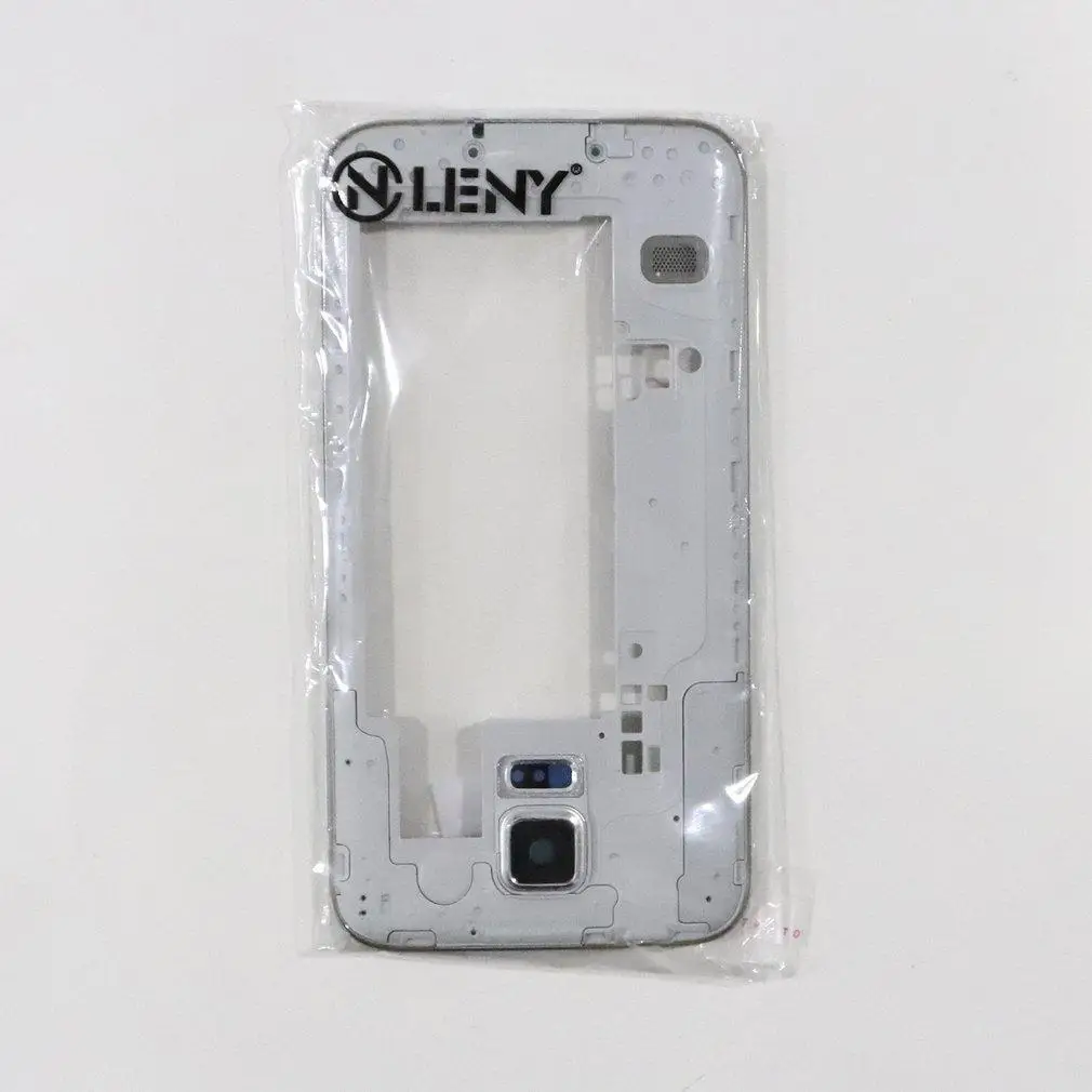 Задний ободок средней рамки корпуса объектива камеры для Galaxy S5 I9600 G900H