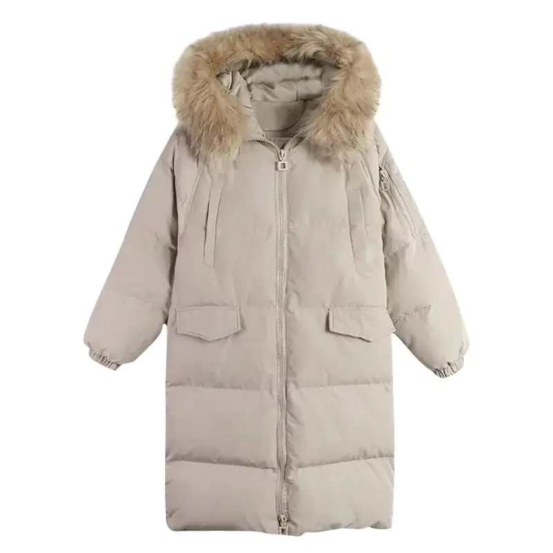 

High Quality Winter Jacket Men Hooded Thicken Warm Parka Coat Casual Slim Mens Womens Overcoat Long Slim Cotton Padded Jacket
