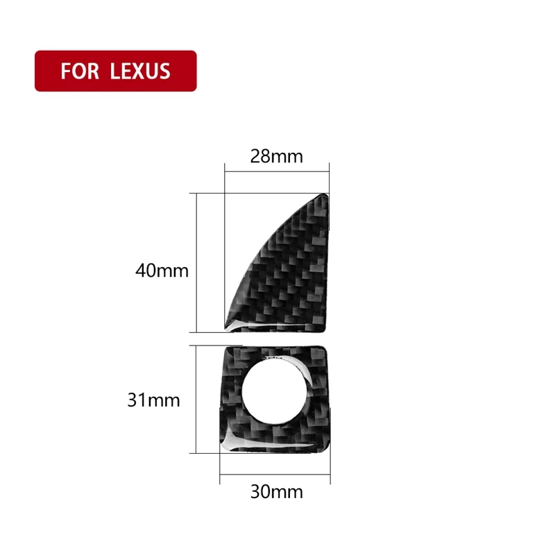 Для LEXUS IS250 300 350C 2006-2012 внутренняя центральная консоль из углеродного волокна Панель GPS отделка