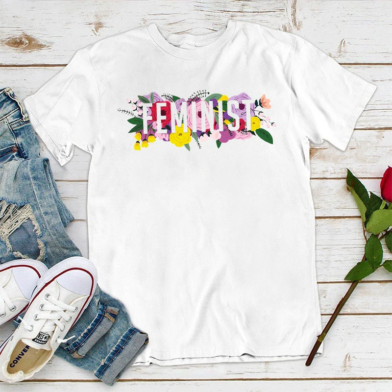 

Girl Power Letter Printing White Short Sleeve Tops Cool Girls Women'S T-Shirts Fashion Oversized 2022 New Female Tee-Shirt