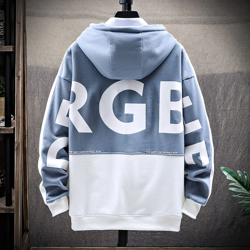 Waliicorners Mens Hoodies Men Autumn Patchwork Sweatshirt Streetwear Harajuku Hip Hop White Hoodie Men Sweatshirts 34 H7d31484f3e364d448afabd8b2c2bffb0v