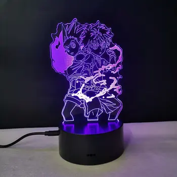 

New Colorful Creative Dormitory Bedroom Bedside Lamp 3D Night Light Colorful Touch Led Light Creative Gift 3D Table Lamp