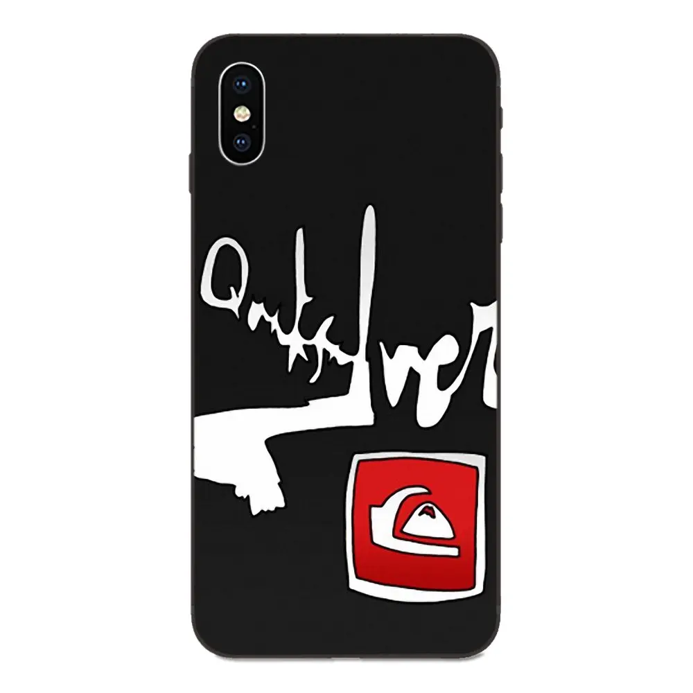 Quicksilver модная одежда фирменный логотип для Apple iPhone 4 4S 5 5S SE 6 6S 7 8 Plus X XS Max XR мягкий TPU