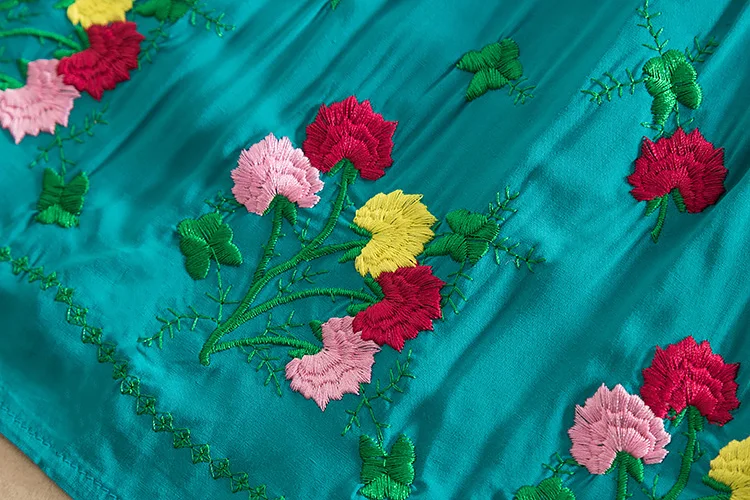 New 2021 Summer Embroidery Cotton Women Blouese Clothes Plus Size Clothing Cute Casual Loose Tops Blusas Feminina Vestidos 4