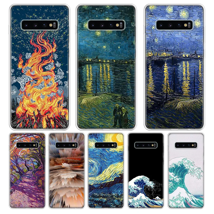

Abstract Pinturas Art Phone Case For Samsung Galaxy A70 A50 A30 M40 M30 M20 A60 A40 A20 A10 M10 Phone Cover