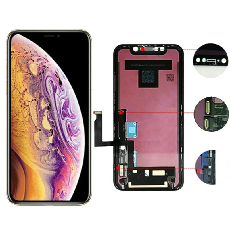 AAA+++ качество для iPhone XR lcd 6,1 дюймов ЖК-дисплей дигитайзер экран сборка OEM протестированный TFT XR ЖК-экран