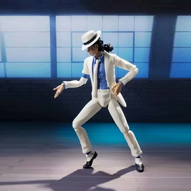 14 см SHF Michael Jackson Smooth Criminal Moonwalk антигравитационная фигурка модель игрушки кукла