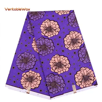 

African Prints Fabric veritablewax Fabric African Printed Fabrics Nigeria Polyester Ankara Fabric 6 Yards FP6077