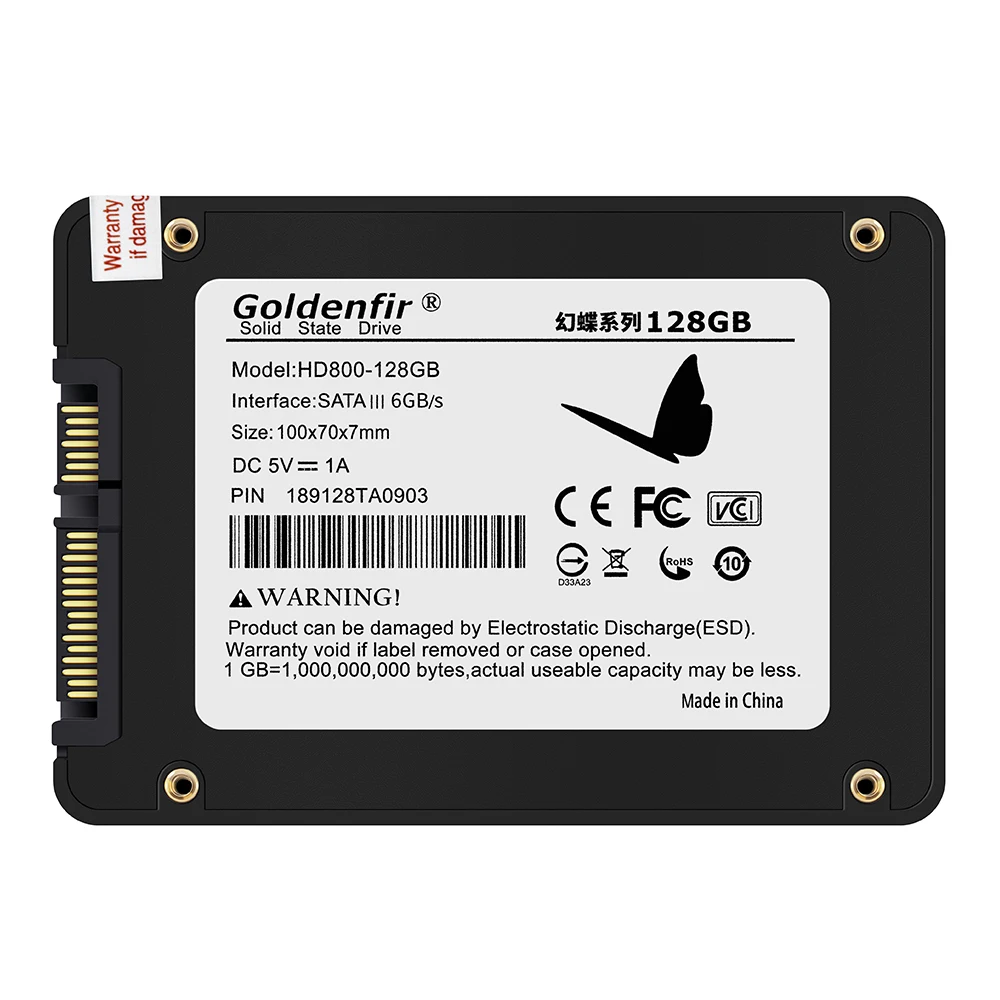 Goldenfir SSD 120GB 128GB SATAIII SSD 240GB 256GB hd 1TB 360GB 512GB solid state hard disk 2.5 for Laptop