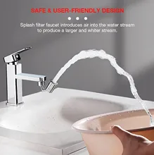 720 graus universal filtro de respingo torneira spray cabeça evitsplash filtro torneira da cozinha móvel bico de poupança água pulverizador