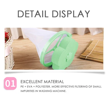 

New Washing Machine Lint Filter Bag Laundry Mesh Hair Catcher Floating Ball Pouch Filter Bags Laundry Lint Hair Catcher