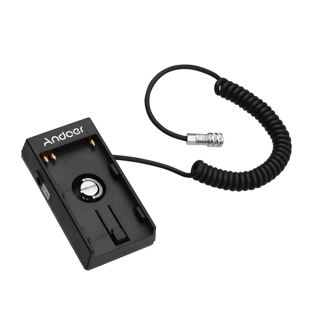 Камера andoer DV батарея блок питания адаптер с 1/4 дюймовым винтом для Blackmagic кино Карманная камера для батарея для Sony