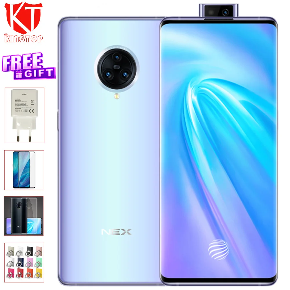 Оригинальный vivo NEX 3 Мобильный телефон 6 89 дюймов 8 Гб 128 ГБ Snapdraon 855 Plus задний 64 Мп