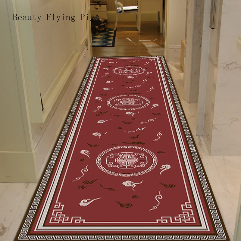 3D stereo printing traditional classical corridor carpet home bedroom living room coffee table kitchen bathroom anti-slip mat 3D stereo printing traditional classical corridor carpet home bedroom living room coffee table kitchen bathroom anti-slip mat