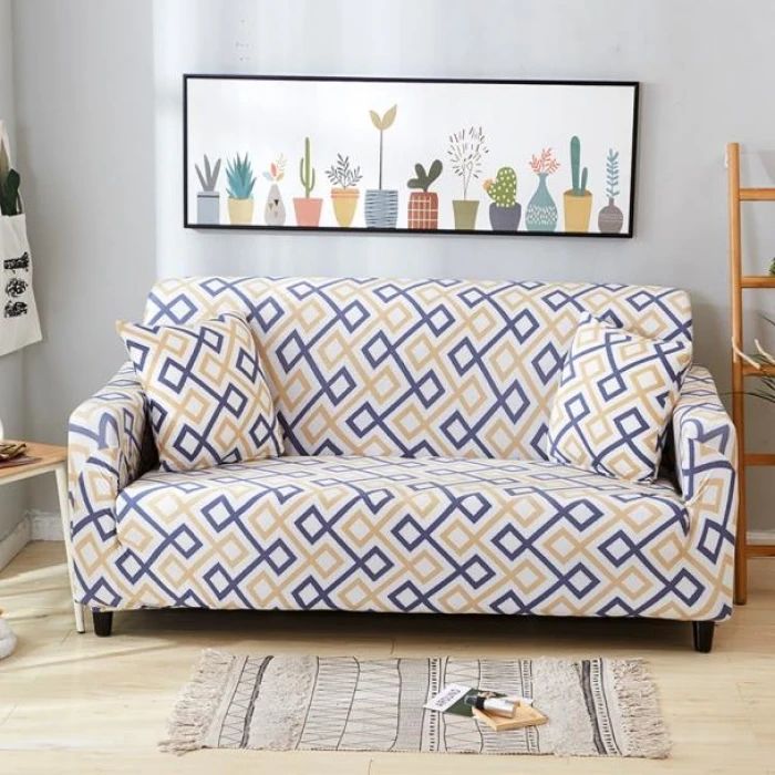 Чехол для дивана, эластичный чехол для дивана, плотный чехол, все включено, нескользящий чехол для секционного дивана, эластичный чехол для дивана 42 - Цвет: Color 14