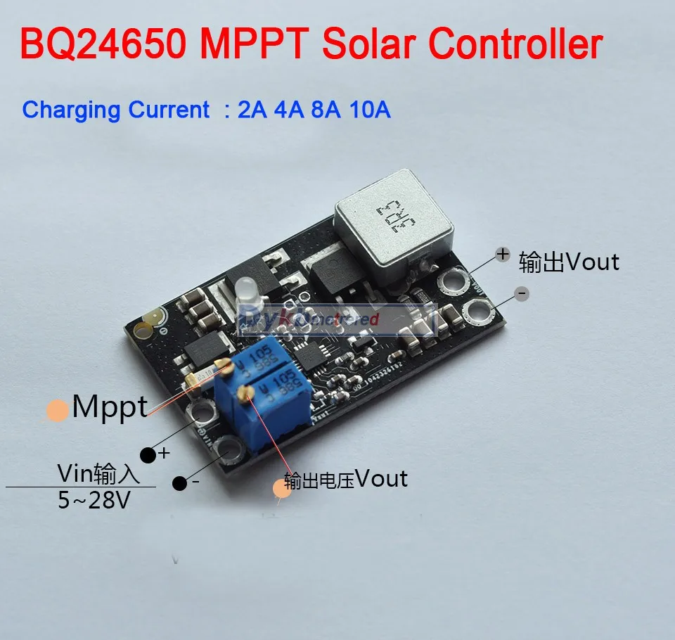 Bq 10a Mppt Solar Panel Controller Lithium Battery Li Ion Lifepo4 Lead Acid Charging Dc 12v 24v Buck Module Adjustable Battery Accessories Charger Accessories Aliexpress