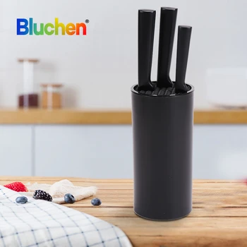 

Bluchen Stands For Knives Plastic Knife Holder Stand Multifunctional Ceramic Knives Storage Block Kitchen Tools Accessory