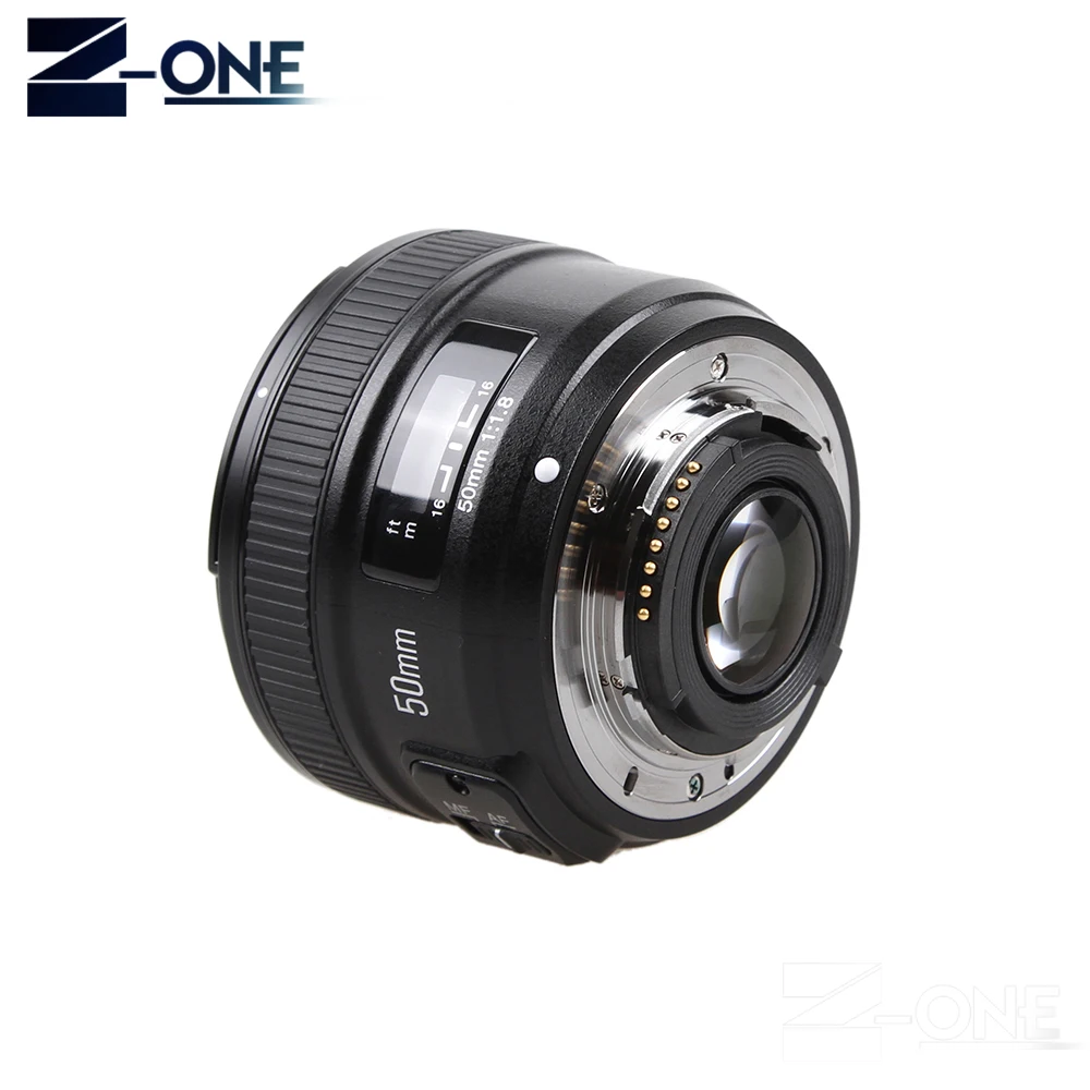 Объектив YONGNUO YN50mm F1.8 с большой диафрагмой для объектива с автофокусом Nikon D800 D300 D700 D3200 D3300 D5100 D5200 D5300 DSLR