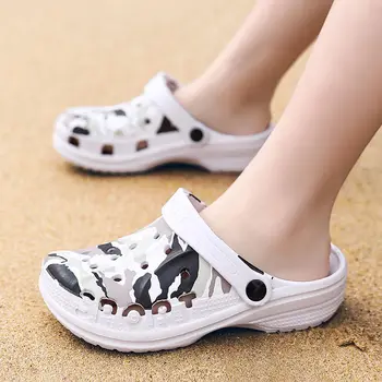 

Big size 32-45 Men Women unisex beach slides summer shoes children sandals clogs kids boys garden shoes