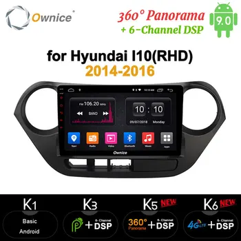 

Ownice 9'' Android 10 DSP carplay 4G LTE SPDIF Car GPS Navigation Radio video Player For HYUNDAI I10 2014 2015 2016 Grand i10