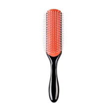 Hair Comb 9-Row Detangling Hair Brush Classic Rat Tail Combs Styling Hairbrush Straight Curly Wet Hair Scalp Massage Brush Women