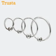 Trusta 100% 925 Sterling Splitter 2 stücke Kleine Tiny Ball Huggie Hoop Ohrringe Ohr Piercing Tragus Helix Knorpel DS156(China)