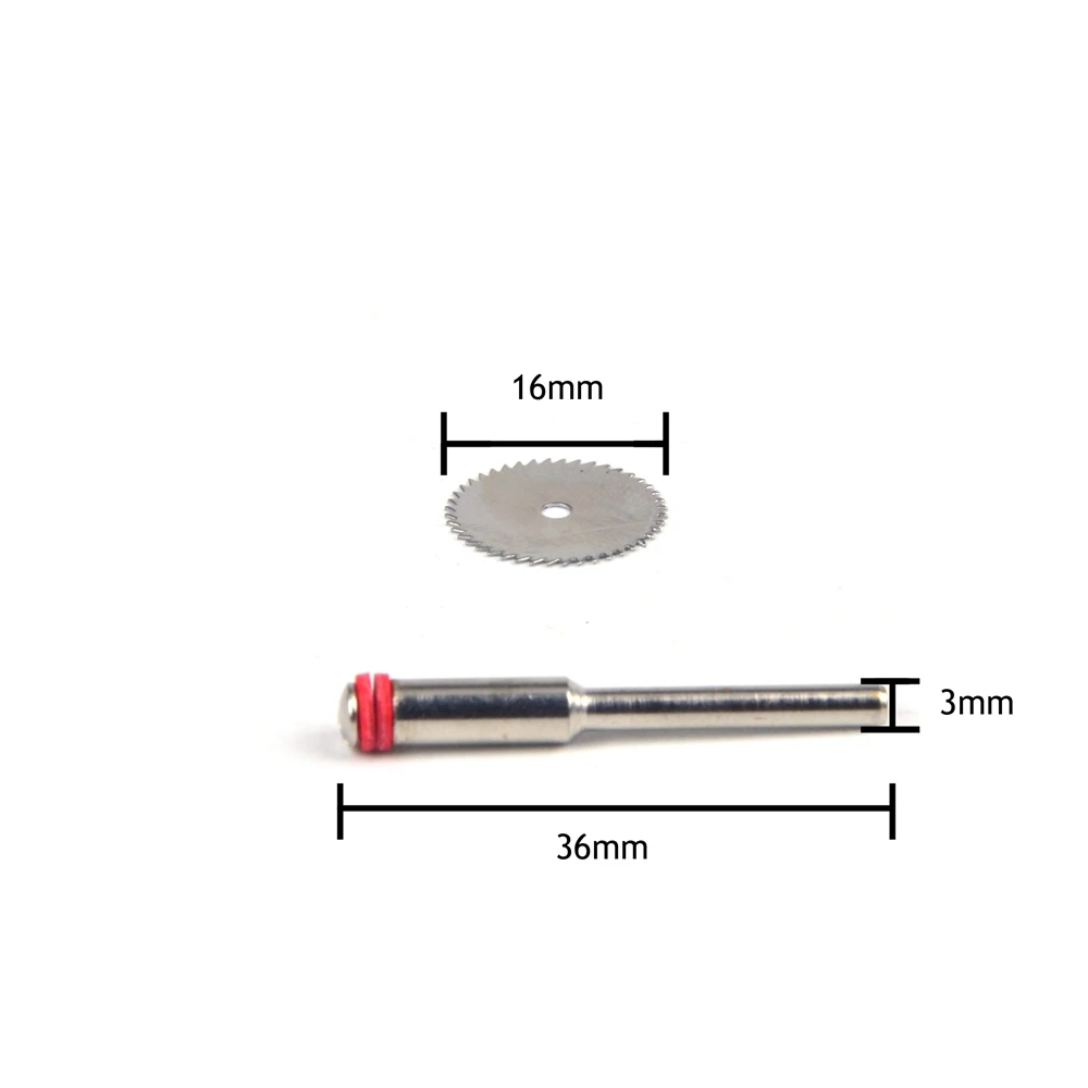 POLIWELL 16 мм~ 32 мм из нержавеющей стали небольшой круглый заостренный набор лезвий 3 мм фиксированный стержень пластиковый отрезной диск для вращающегося инструмента Dremel