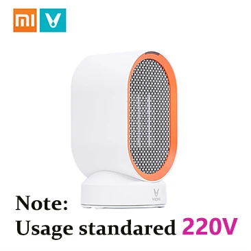 Xiaomi VIOMI электрический обогреватель Мини домашняя столешница Маленький Удобный комнатный вентилятор быстрая энергосберегающая грелка для зимы PTC керамический нагрев - Цвет: add UK Adapter