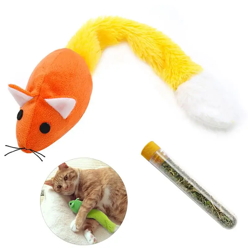 1pc 1 шт. забавные кошки-мышки игрушка собака укуса интерактивные милый мини Котик-Тизер Игрушка Кот Укус игрушка для домашних животных взаимодействия, поставки для кошек - Цвет: 1pc