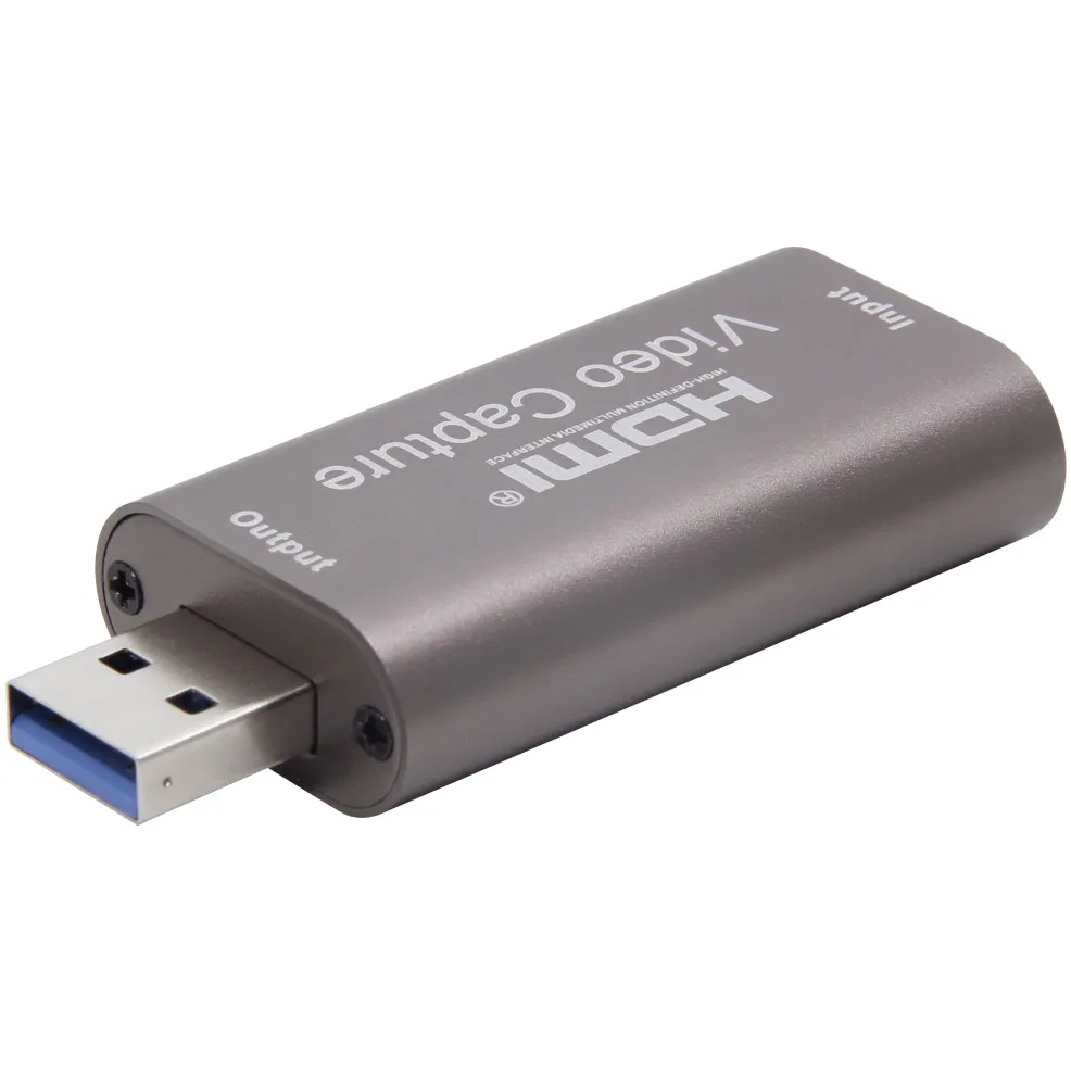 4K Video Capture Card USB 3.0 USB2.0 HDMI-compatible Grabber Recorder For PS4 Game DVD Camcorder Camera Recording Live Streaming video capture adapter