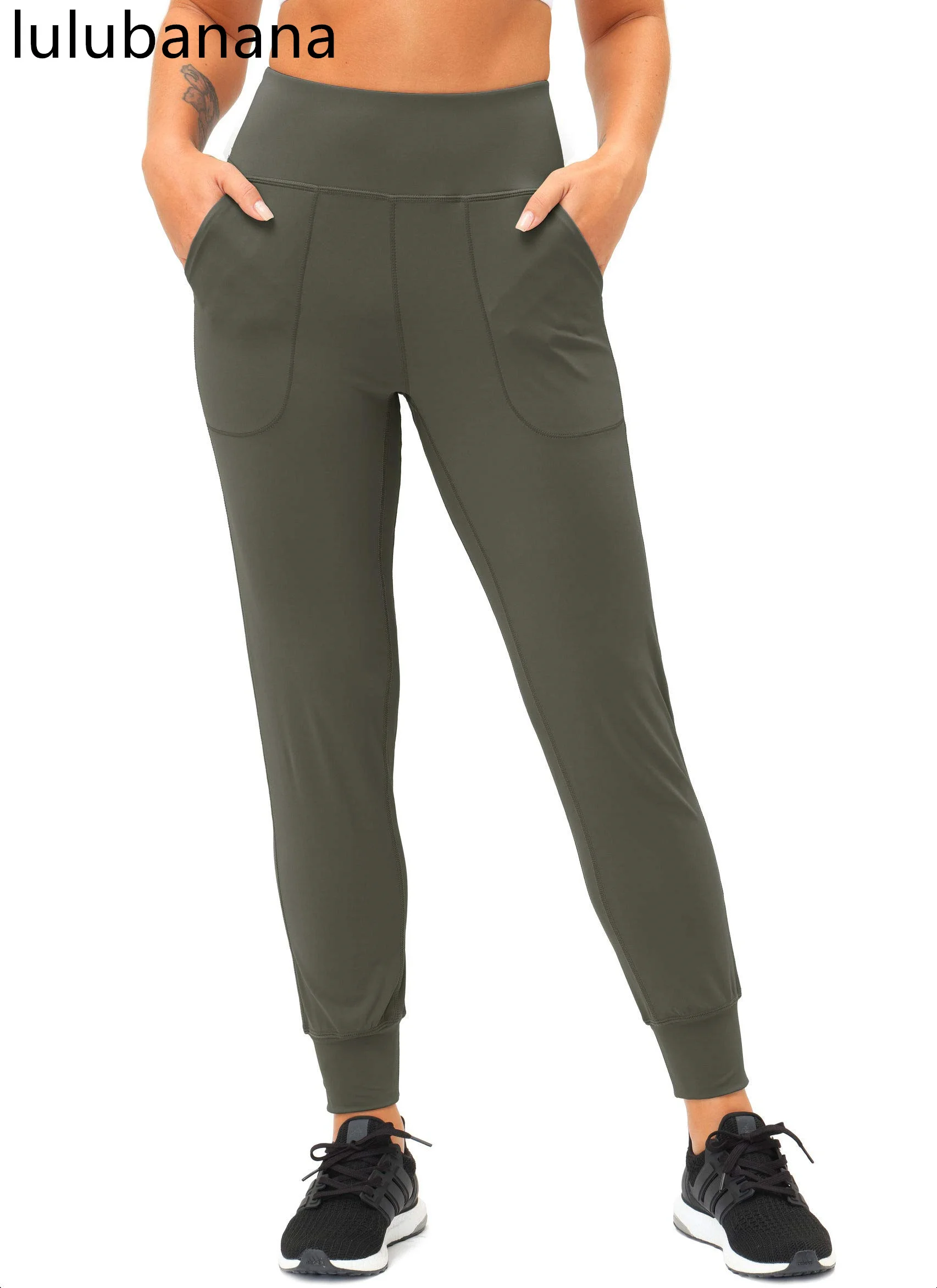 Lulubanana Women’s Joggers With Phone Pockets High Waist Athletic
