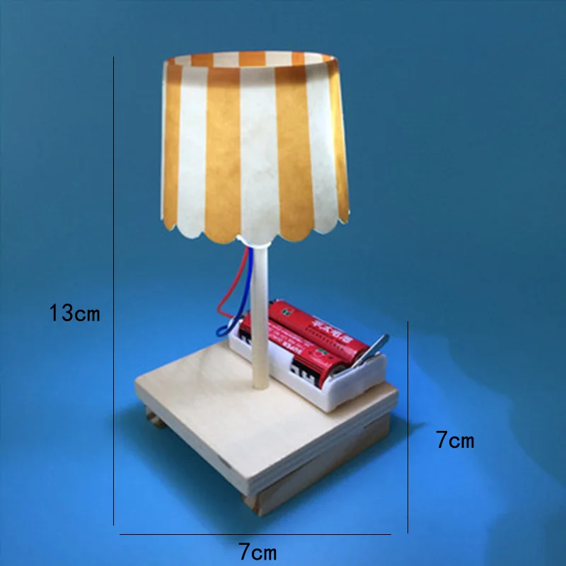  Saizhi Model Toy Diy Electric Toy Paper Cup Small Table Lamp Developing Intelligent STEM Toy Physic