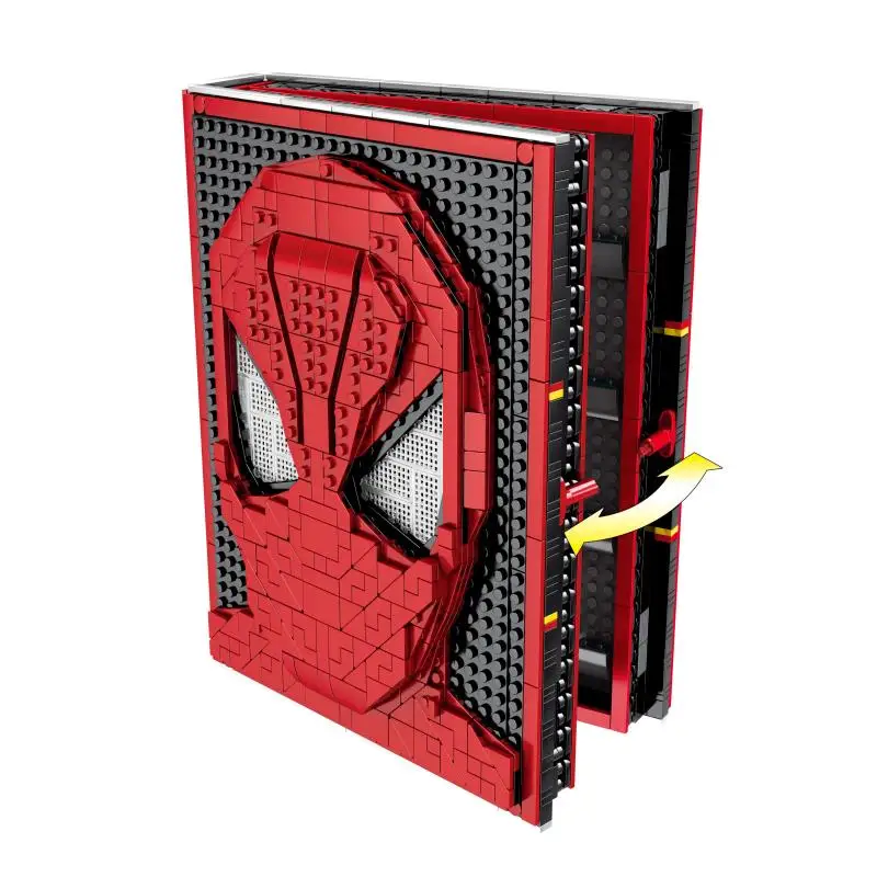MOC Железный человек паук Коллекция Книга Marvel Мстители Строительные блоки кирпичи игрушки SY1361 SY1461 Xams подарки для детей