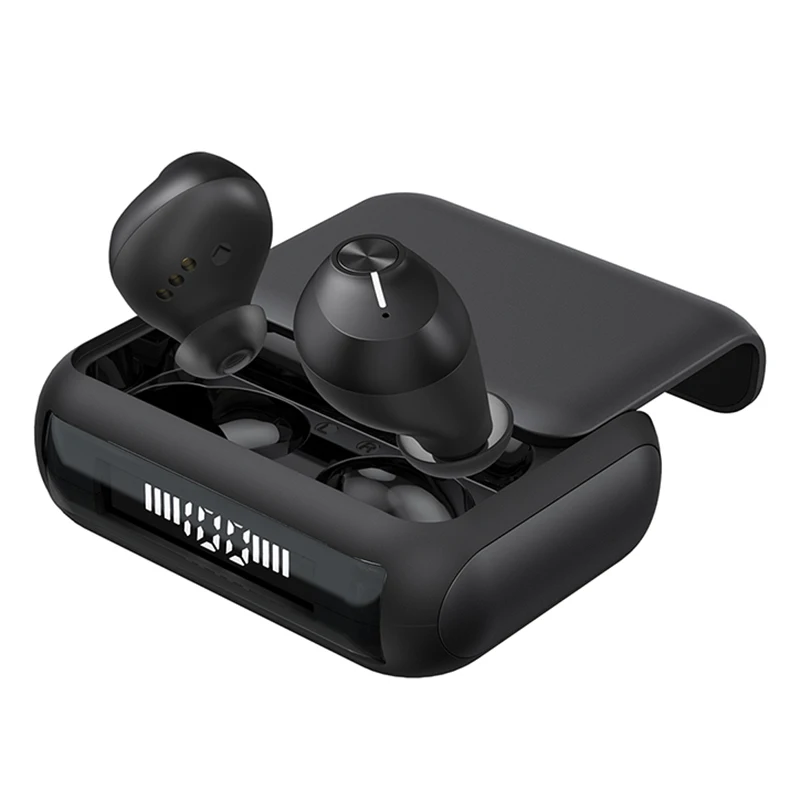 HM70 Bluetooth Headset TWS Bluetooth 5 0 Sports Stereo Wireless Bluetooth Headset with LED Digital Display Charging Box