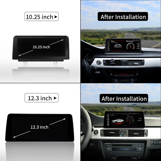 12.3 אינץ 8 Core אנדרואיד 10 מערכת רכב רדיו Tablet עבור BMW E90 E91 E92 E93 06 12 WIFI ה SIM 4 + 64GB BT GPS Navi מולטימדיה Carplay-2