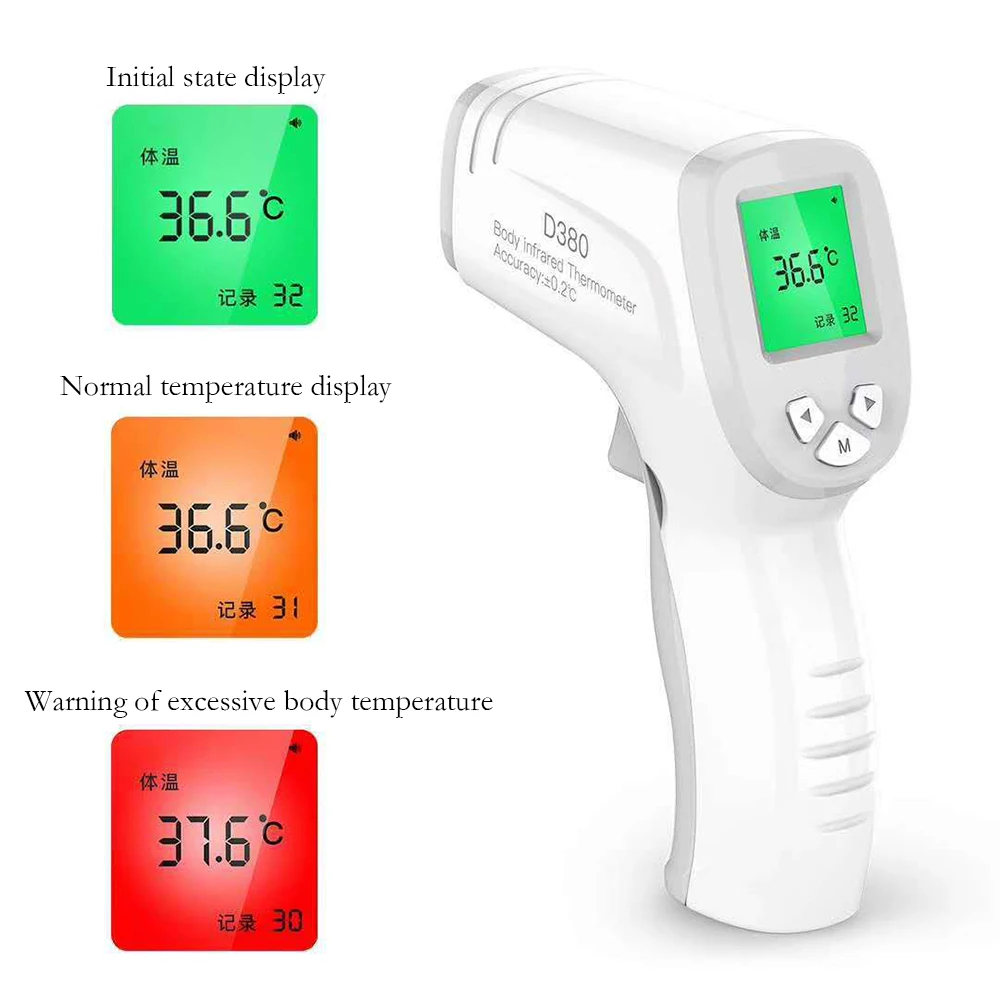 

Muti-fuction Baby/Adult Digital Termomete Infrared Forehead Body Thermometer Gun Non-contact Temperature Measurement Device