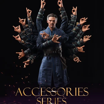 

DJ-CUSTOM 1/6 Revenge League Superhero Male Mage Aikon's Shape Dr. Strange Hand-matched clothes in stock