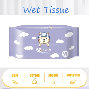 

Disinfection Pads Wipe Tissue Clean Hand Health Care 60 Tissue/pack Swabs Wet Wipes Skin Cleaning Care Sterilization Cleaning