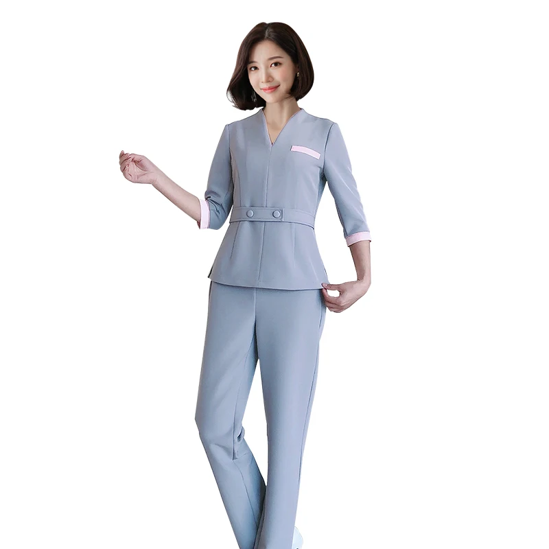 Beauty Hospital Receptionist Work Uniforms Suits Personal Clinic Women
