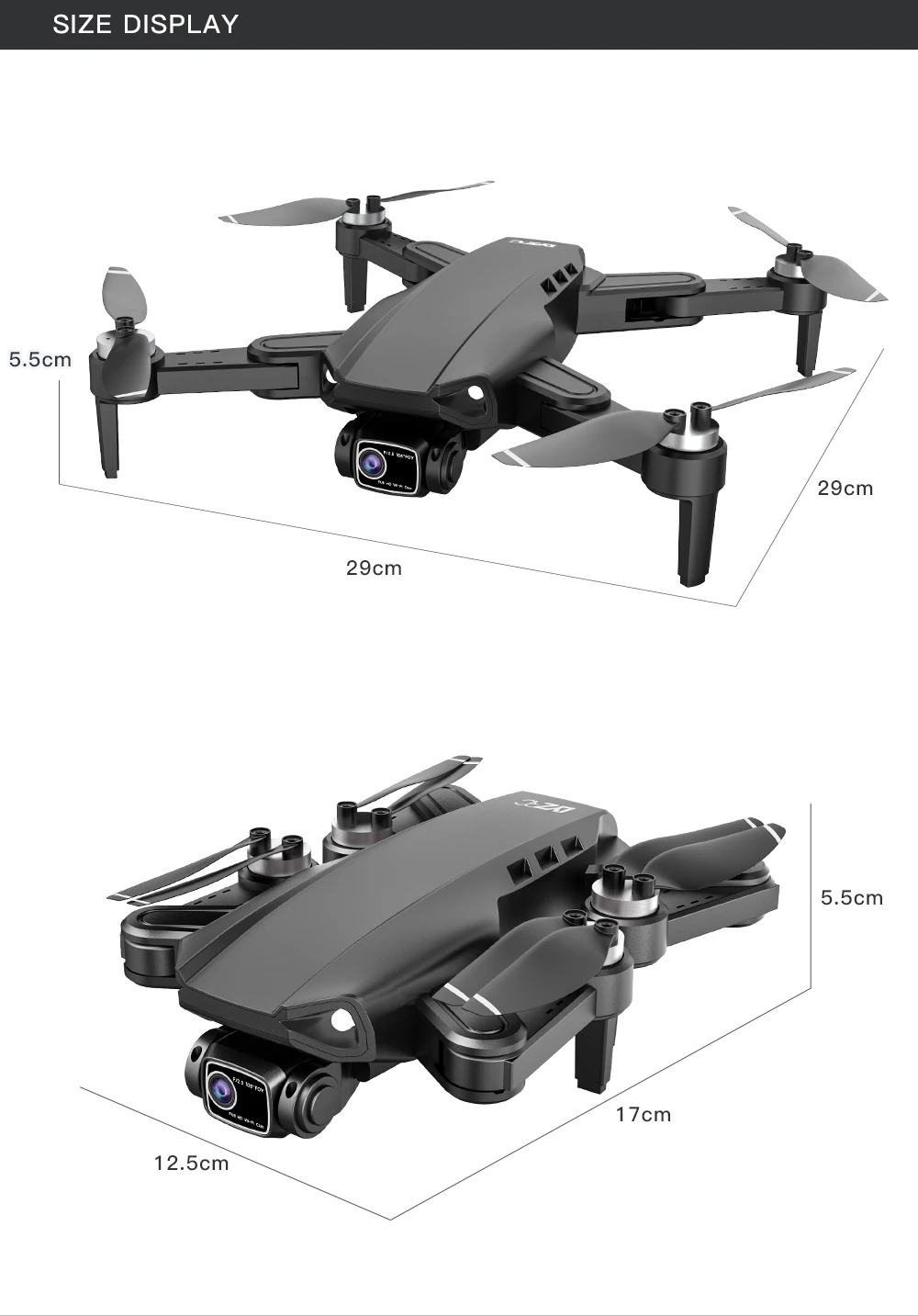deerc drone L900 PRO Upgraded GPS Drone 4K Camera FPV Quadcopter Brushless 5G 1.2KM Flight RC Helicopter HD Camera Drone 220g sony drone
