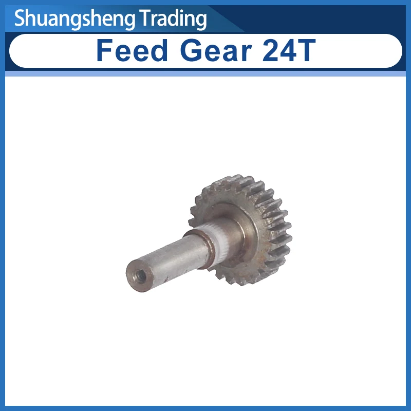 

Feed Gear 24T For SIEG C2-082 C3 Grizzly G8688 G0765 JET BD-6 BD-7 BD-X7 SOGI M1-250 M1-350S Craftex CX704 Compact 9 CL300M