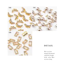 Маникюр новые продукты Японский Корейский Маникюр сплав аксессуар металлические заклепки аксессуары полые украшения для ногтей