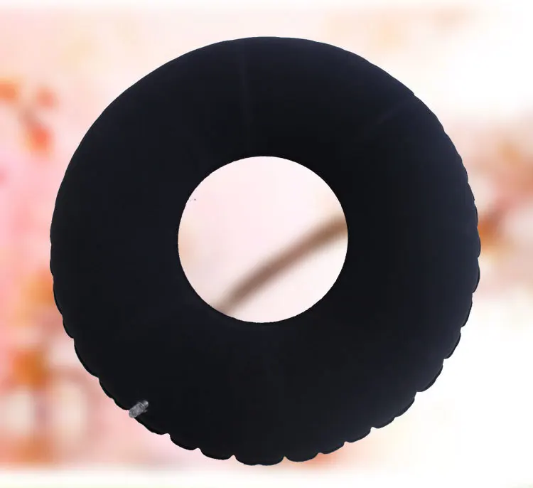 Circle Anti-bedsore Mat Inflatable Summer through Air Cushion Office Chair Thick Bedsore Mat Wheelchair Bedsore Mat