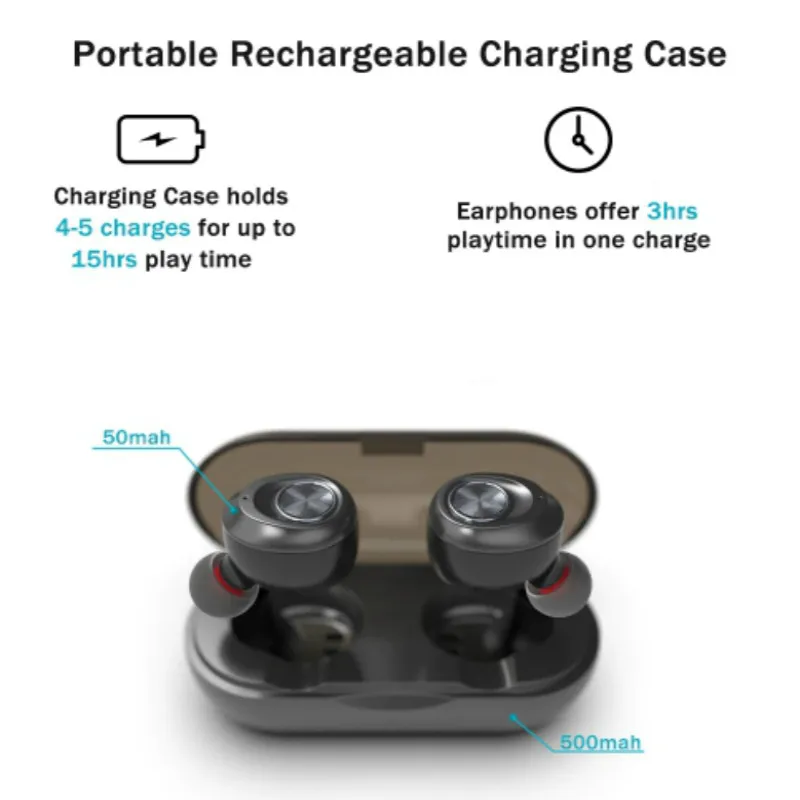 IP010-X Capsule Pro Bluetooth 5,0 наушники 50 часов воспроизведения поддержка AAC TWS наушники супер бас стерео Hi-Fi Спортивная гарнитура