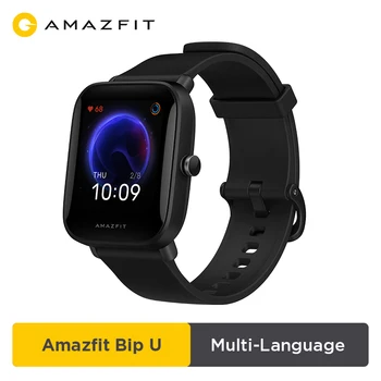 Amazfit-reloj inteligente deportivo Bip U, dispositivo resistente al agua hasta 5atm, con pantalla a Color, control del sueño para Android e IOS