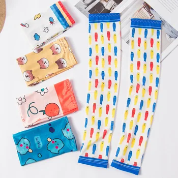 

New Arrivals Summer Sun Protection Oversleeve Korean Version Wild Female Hand Sleeve Arm Guard Ice Silk Sleeve Daisy Ice Sleeve