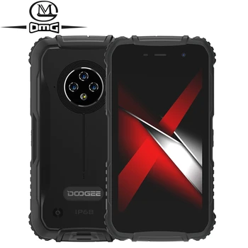 Перейти на Алиэкспресс и купить DOOGEE S35 Pro IP68 Водонепроницаемый надежные смартфоны Android 10,0 4 ядра, 4 Гб оперативной памяти, 32 Гб встроенной памяти, мобильные телефоны 4350 мАч 5,0 д...