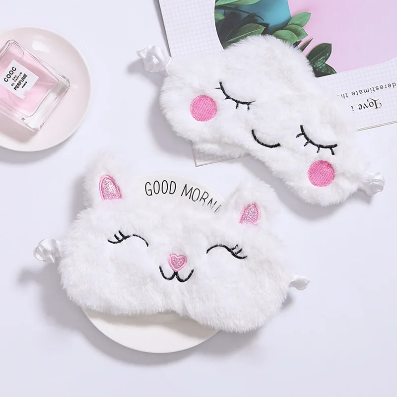 

Cute Plush Fox Cloud Sleep Eye Mask Sheep Dream Eye Cover Sleeping Mask Eye Band Shade Blindfold Goggles Relax Travel Eyepatch