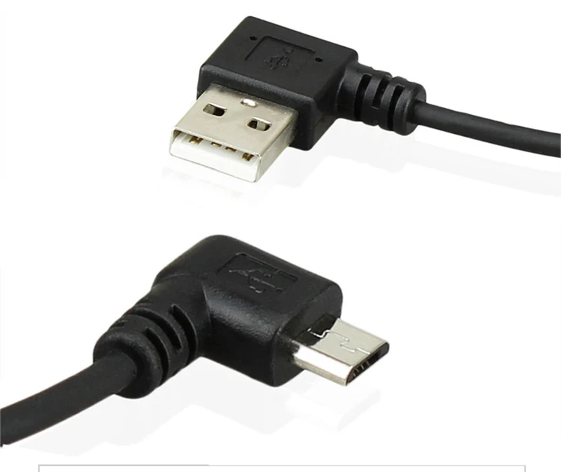 40 см USB 2 0 штекер к Micro 90 градусов micro Угловой левый или правый угловой выдвижной