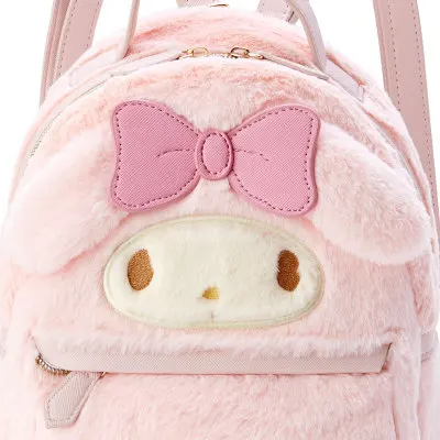 Melody Cinnamoroll модный плюшевый рюкзак, Мультяшные сумки, мягкие пушистые куклы, рюкзаки для детей, унисекс, новые подарки